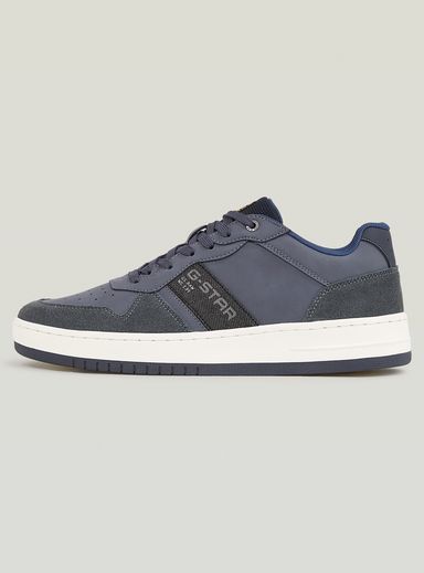 Brend Leather Denim Sneakers